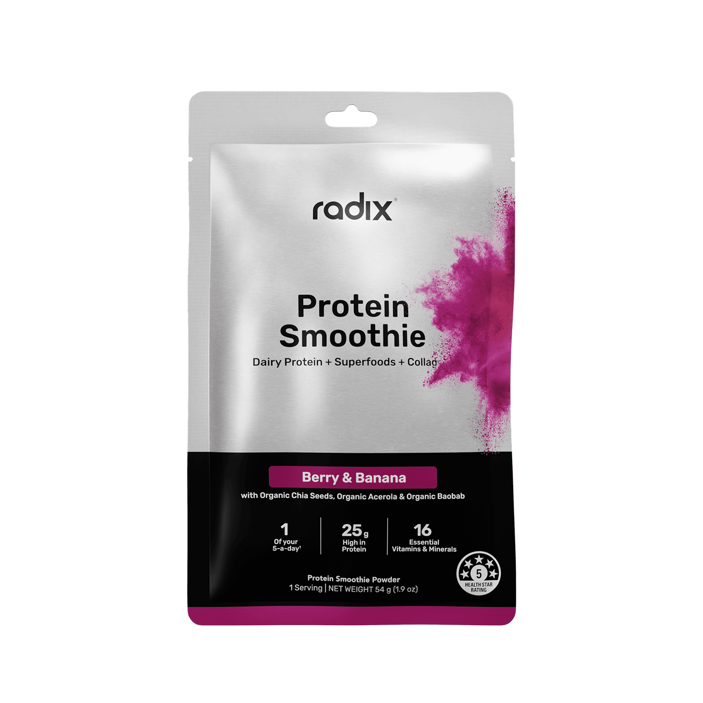 Whey Protein Smoothie - Berry & Banana / Single Serve