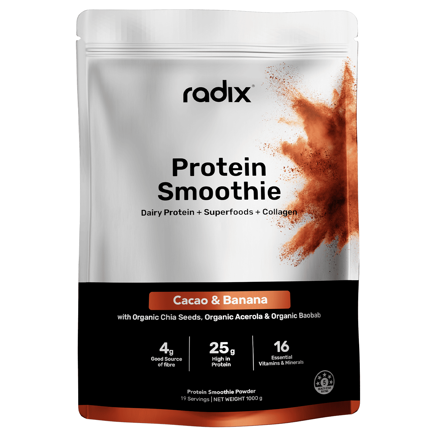 Whey Protein Smoothie - Cacao & Banana / Bulk Bag