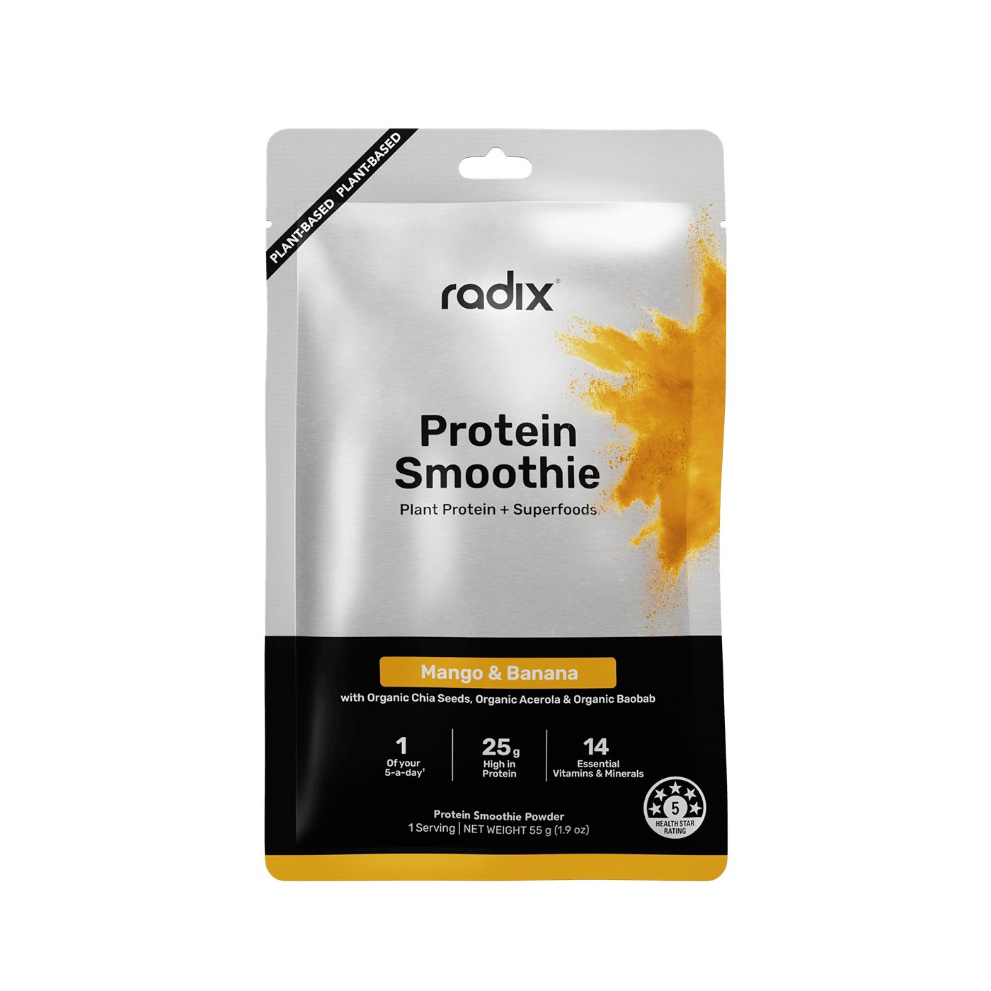 Plant Protein Smoothie - Mango & Banana / Single Serves