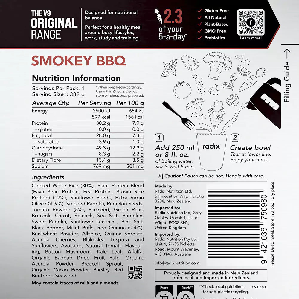 Original Meal - Smokey Barbecue / 600 kcal (1 Serving)