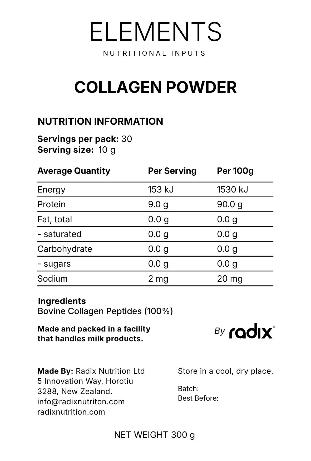 Collagen Powder 300 g