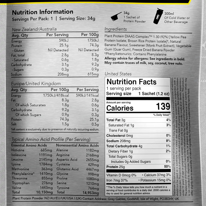 Plant Protein DIAAS Complex 1.30