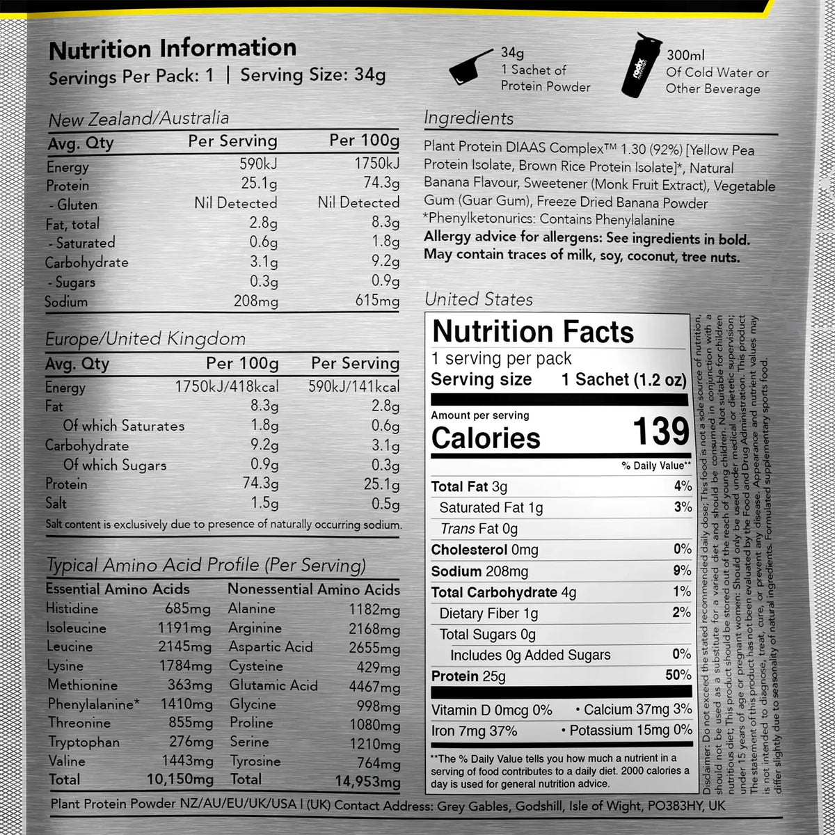 Plant Protein DIAAS Complex 1.30