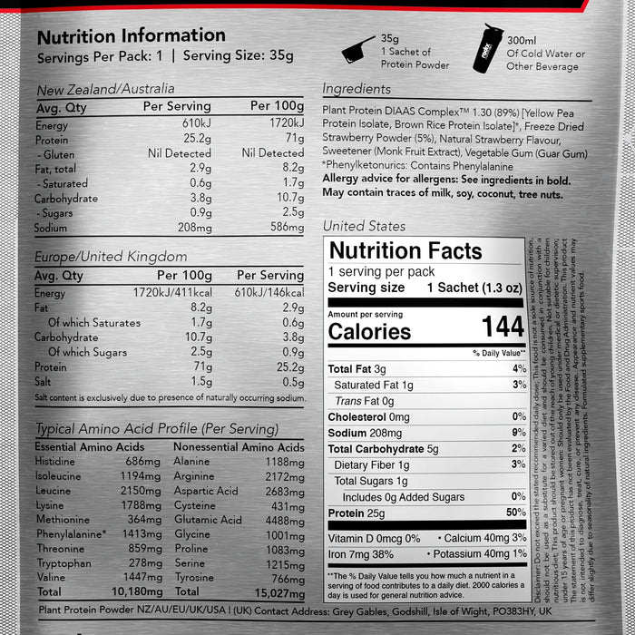 Plant Protein DIAAS Complex 1.30