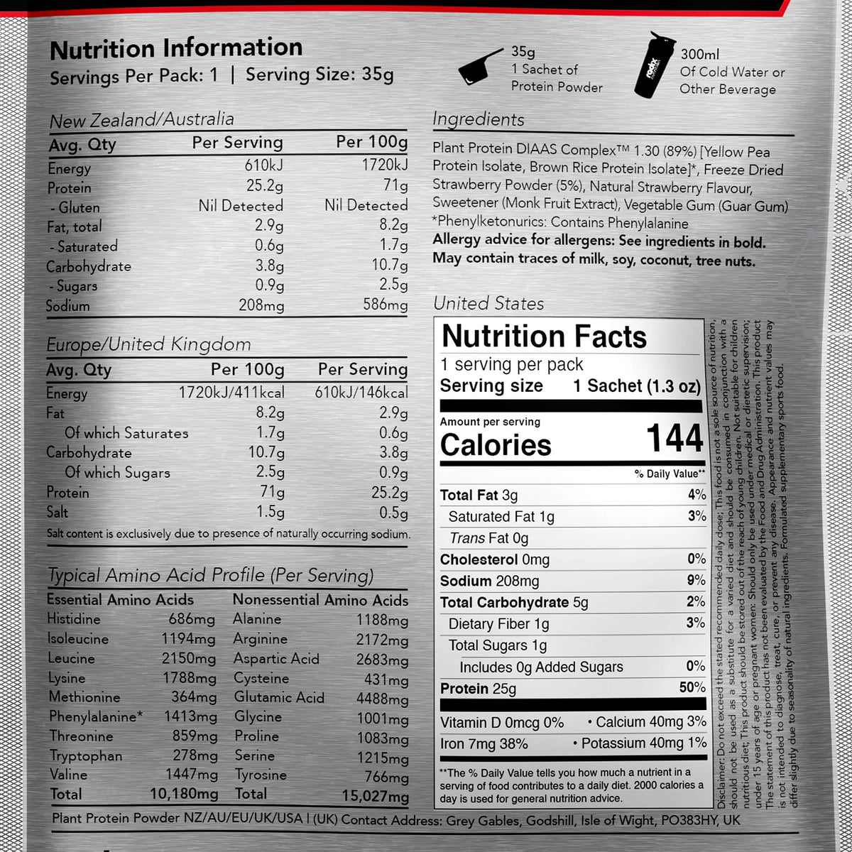 Plant Protein DIAAS Complex 1.30