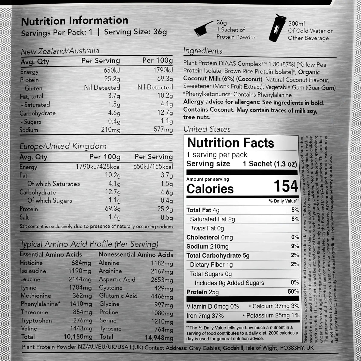 Plant Protein DIAAS Complex 1.30