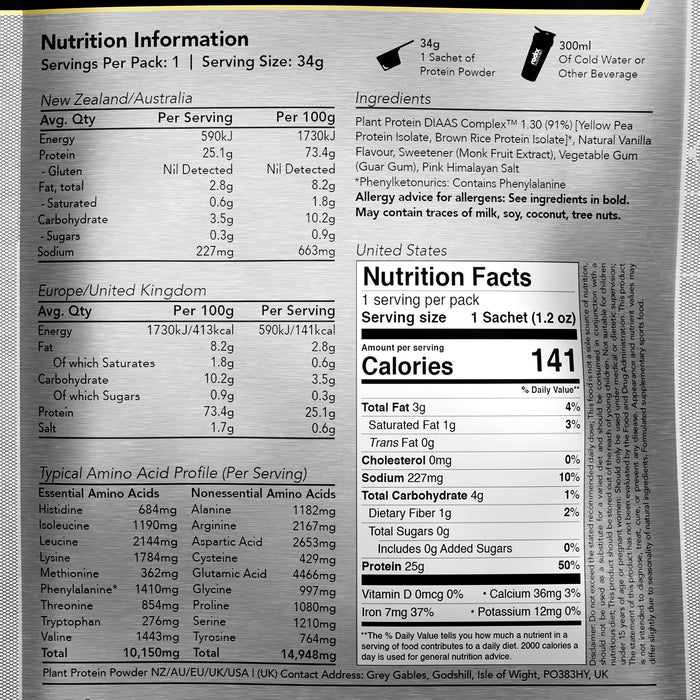 Plant Protein DIAAS Complex 1.30