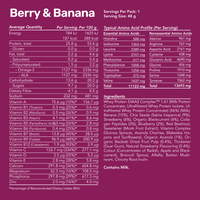 Whey Protein Smoothie - Berry & Banana / Single Serve