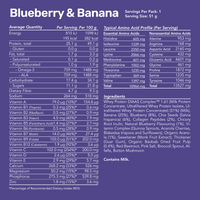 Whey Protein Smoothie - Blueberry & Banana / Single Serve