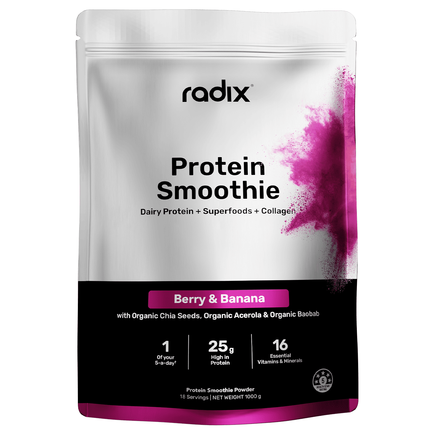 Whey Protein Smoothie - Berry & Banana / Bulk Bag