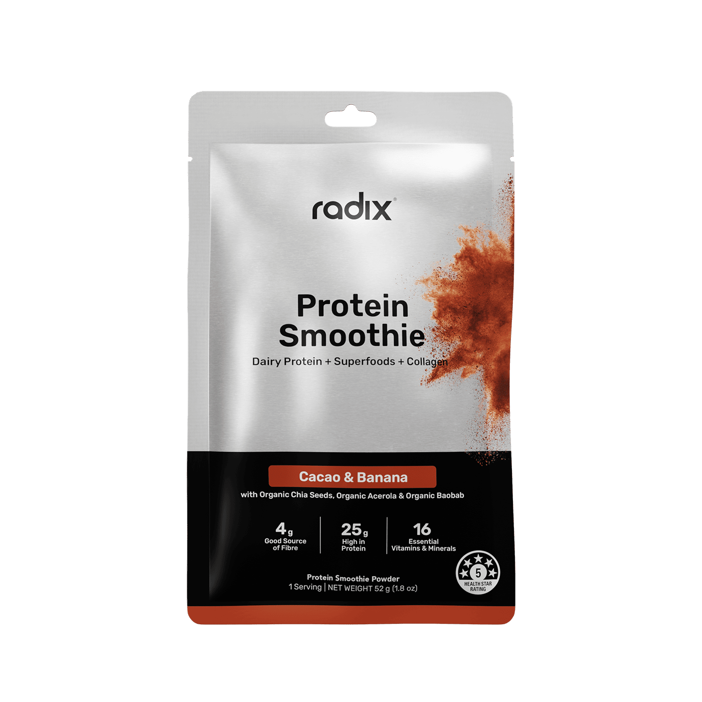 Whey Protein Smoothie - Cacao & Banana / Single Serve