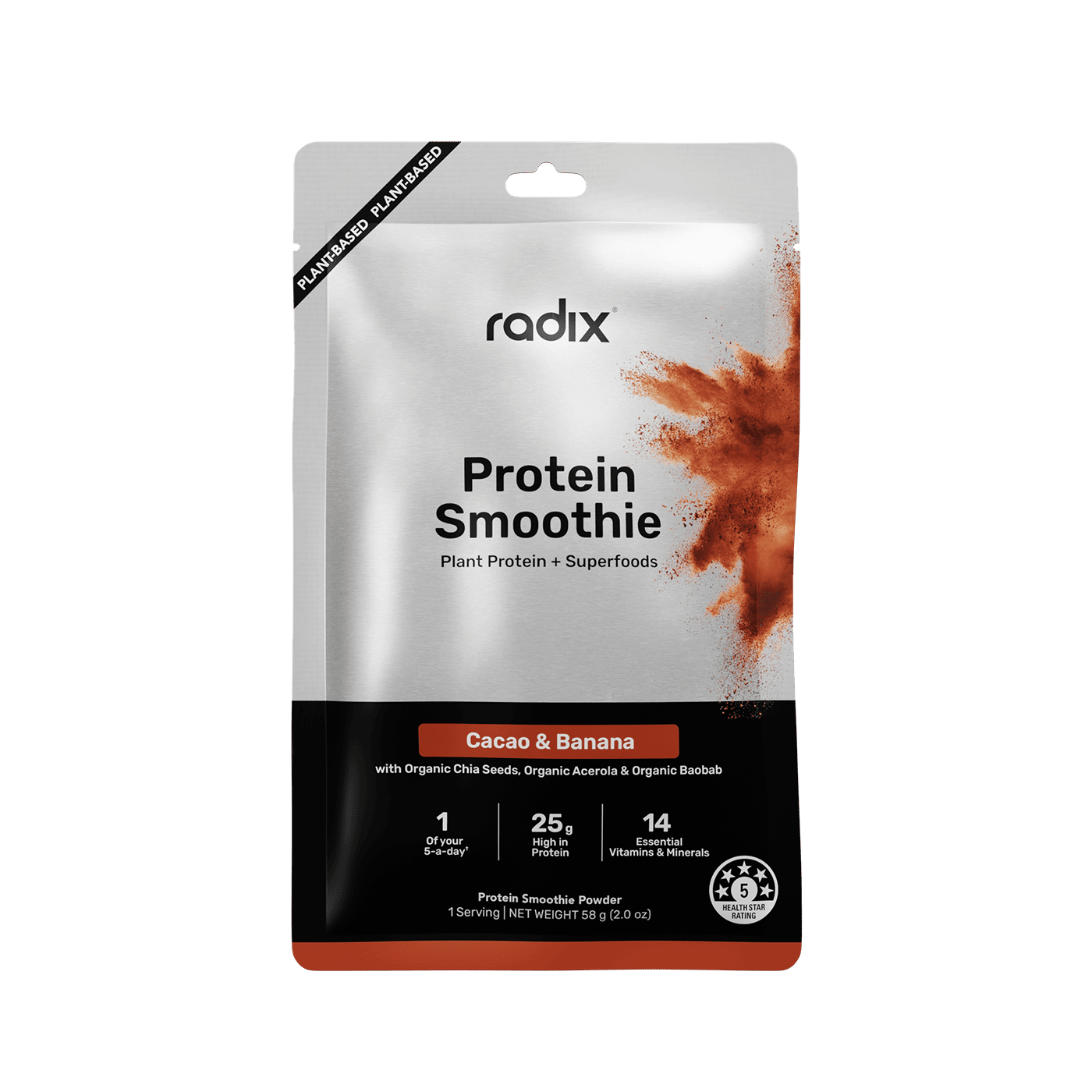 Plant Protein Smoothie - Cacao & Banana / Single Serves
