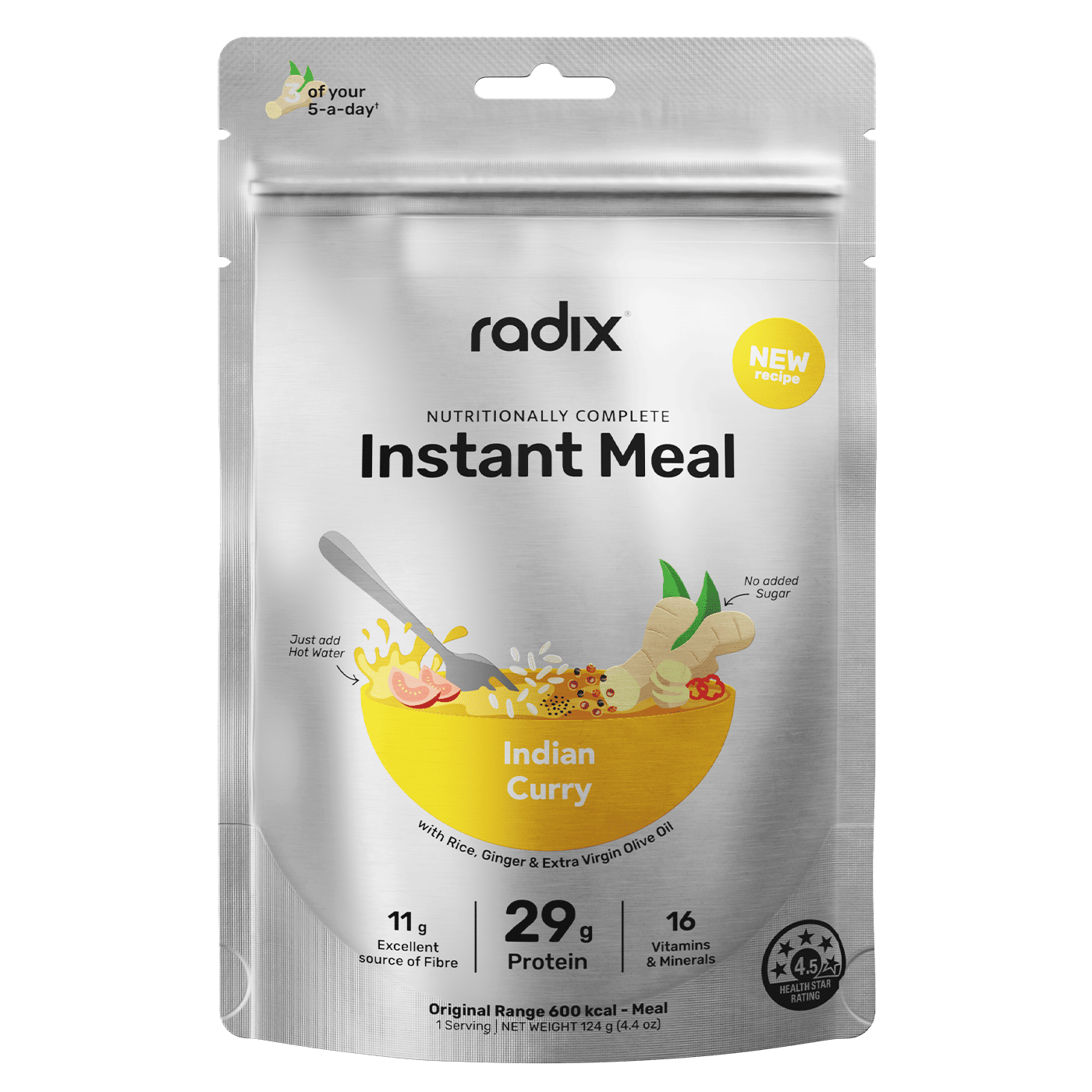 Original Meal - Indian Curry / 600 kcal (6 Pack)