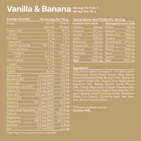 Whey Protein Smoothie - Vanilla & Banana / Single Serve